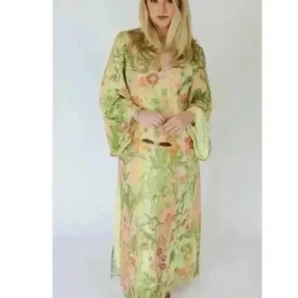 New Just Bellina Julee Kaftan Dress Size Medium